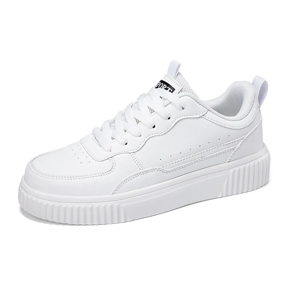 Lace Up Contrast Platform Sneakers, image 8