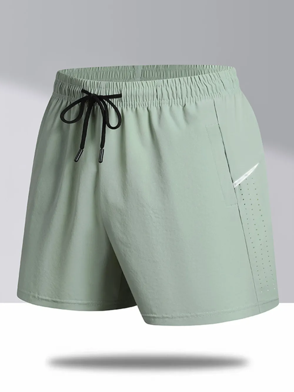 Men's Plus Size Drawstring Shorts, image 2