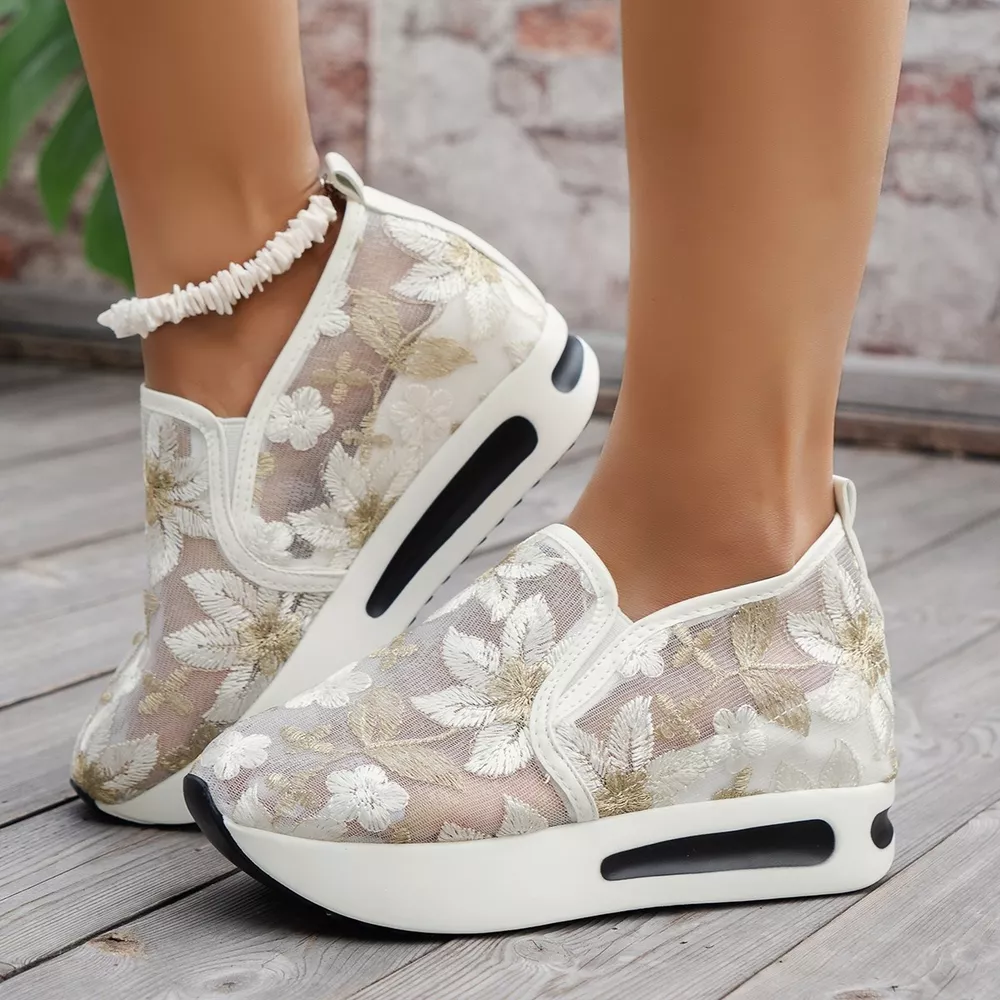 Round Toe Platform Slip-Ons, image 8