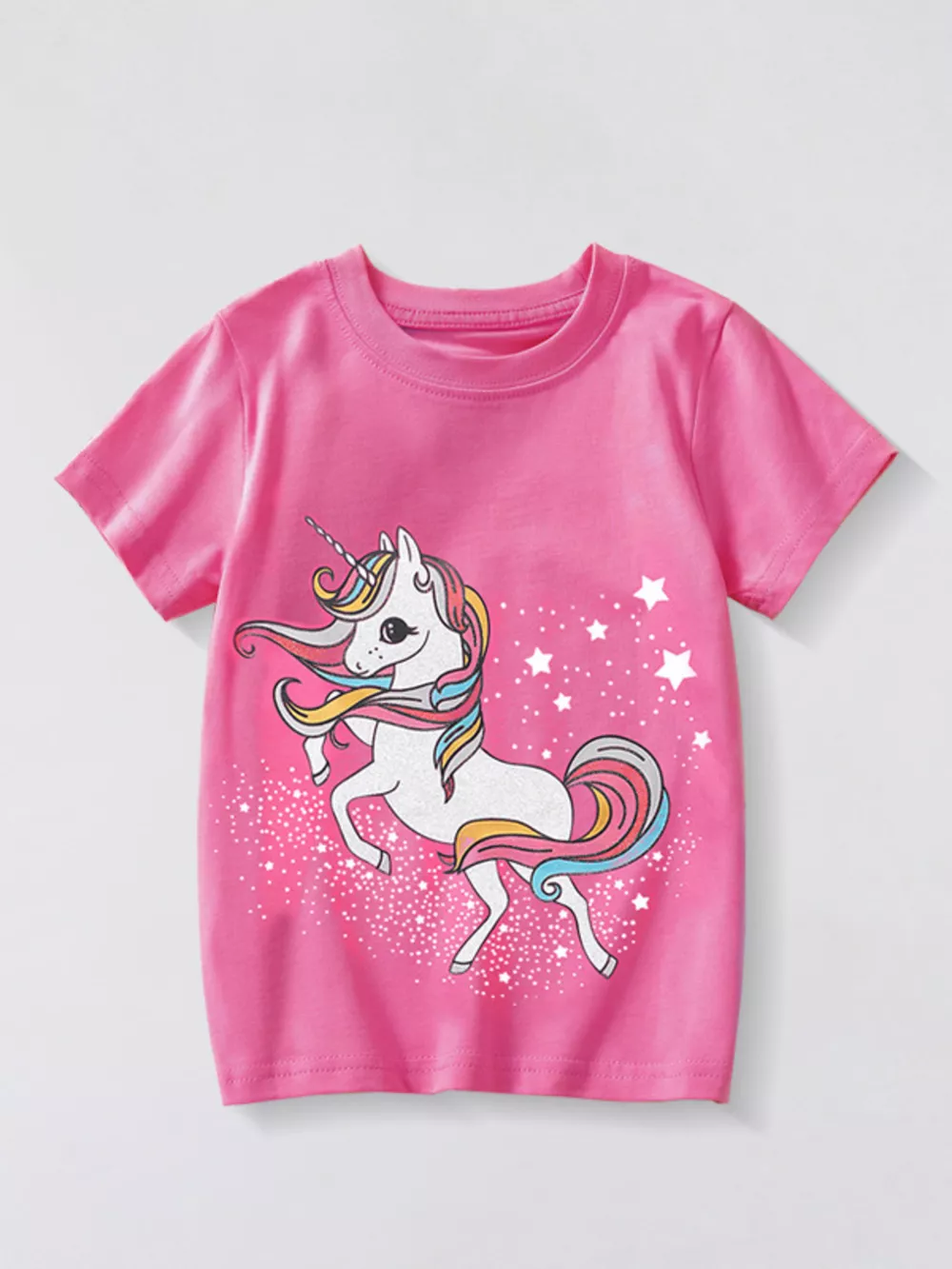Children's Unicorn Graphic Short Sleeve T-Shirt, image 8