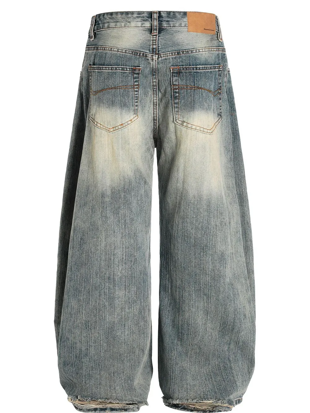 Men's Vintage Washed Baggy Jeans, image 3