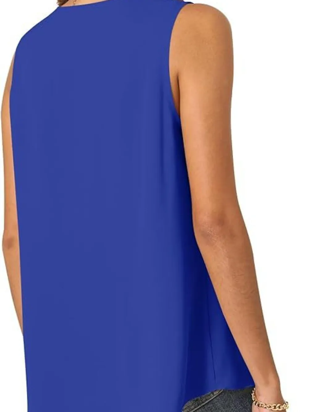 Full Size V-Neck Sleeveless Tank Top Plus Size, image 18