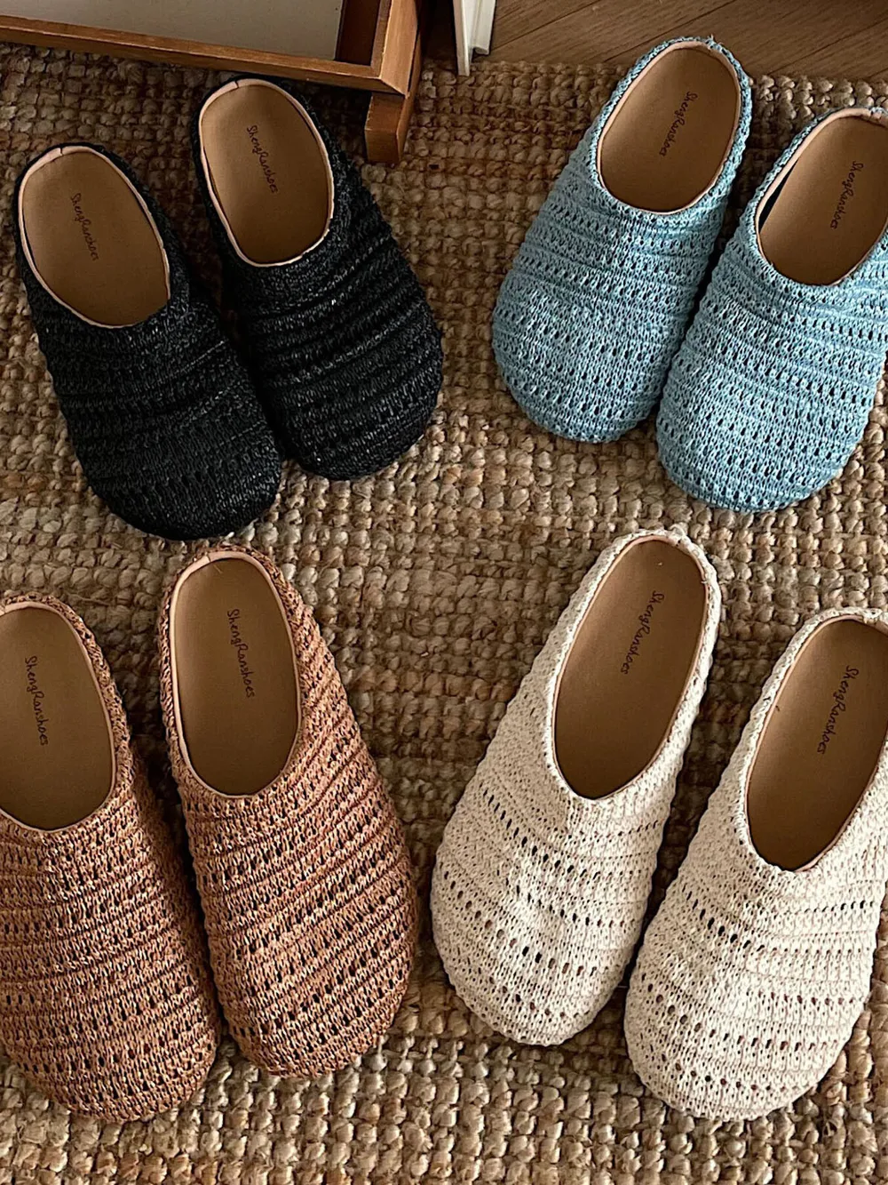 Knitted Round Toe Slip-Ons, image 6