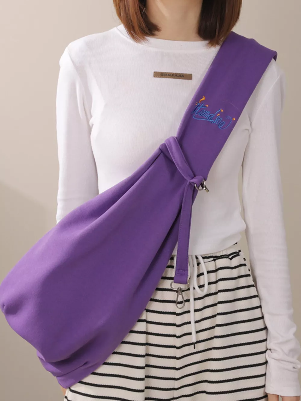Comfortable Pet Carrier Sling Bag, image 8