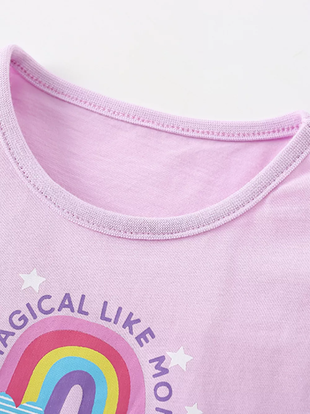 Children's Unicorn Graphic Ruffle Hem T-Shirt, image 4