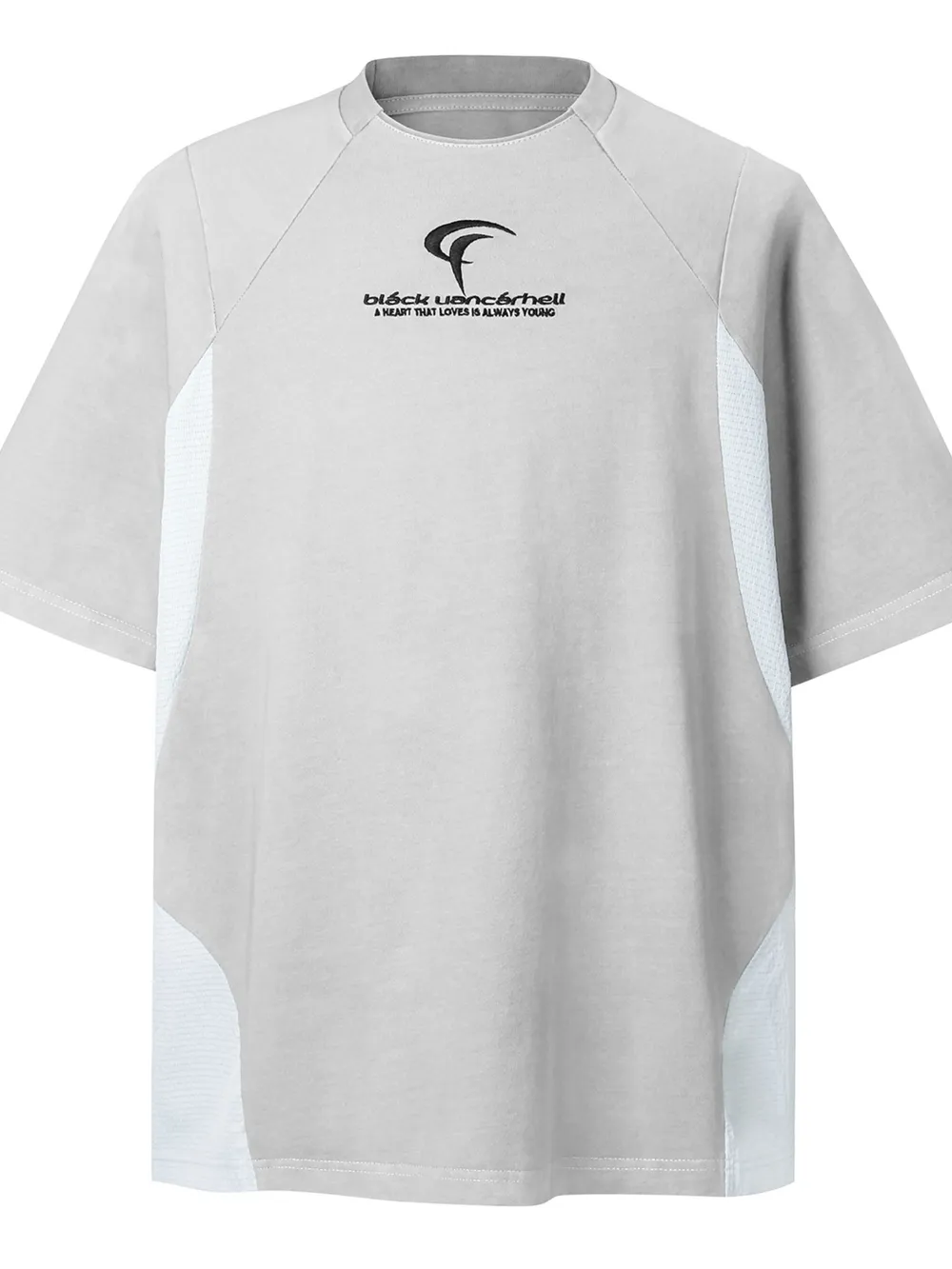 Men's Contrast Round Neck Short Sleeve T-Shirt, image 2