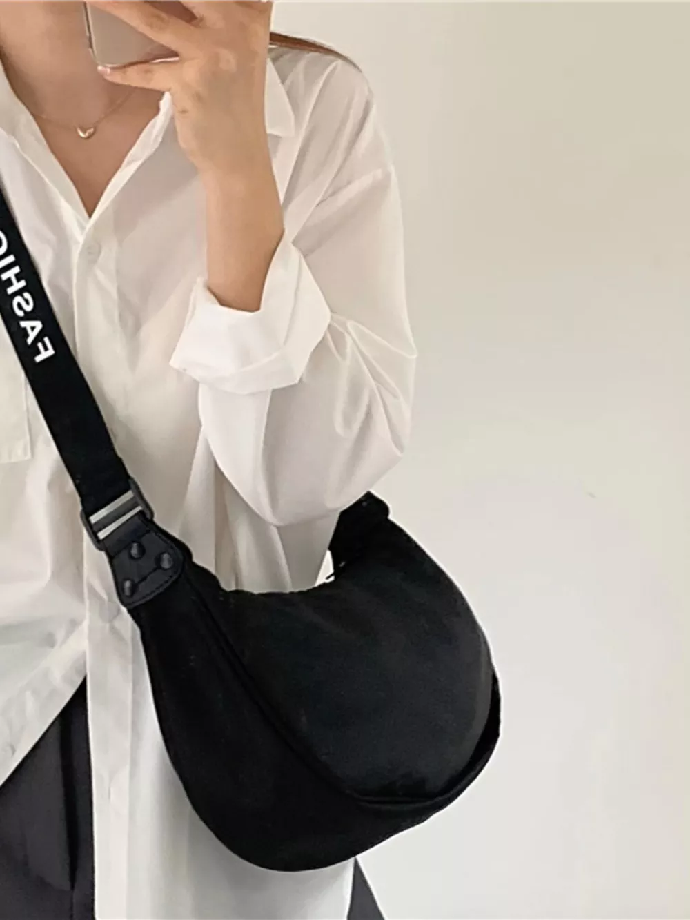 Lightweight Adjustable Strap Crossbody Bag, image 5
