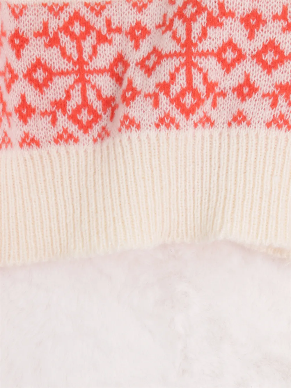 Contrast Ribbed hem Long Sleeve Sweater, image 8