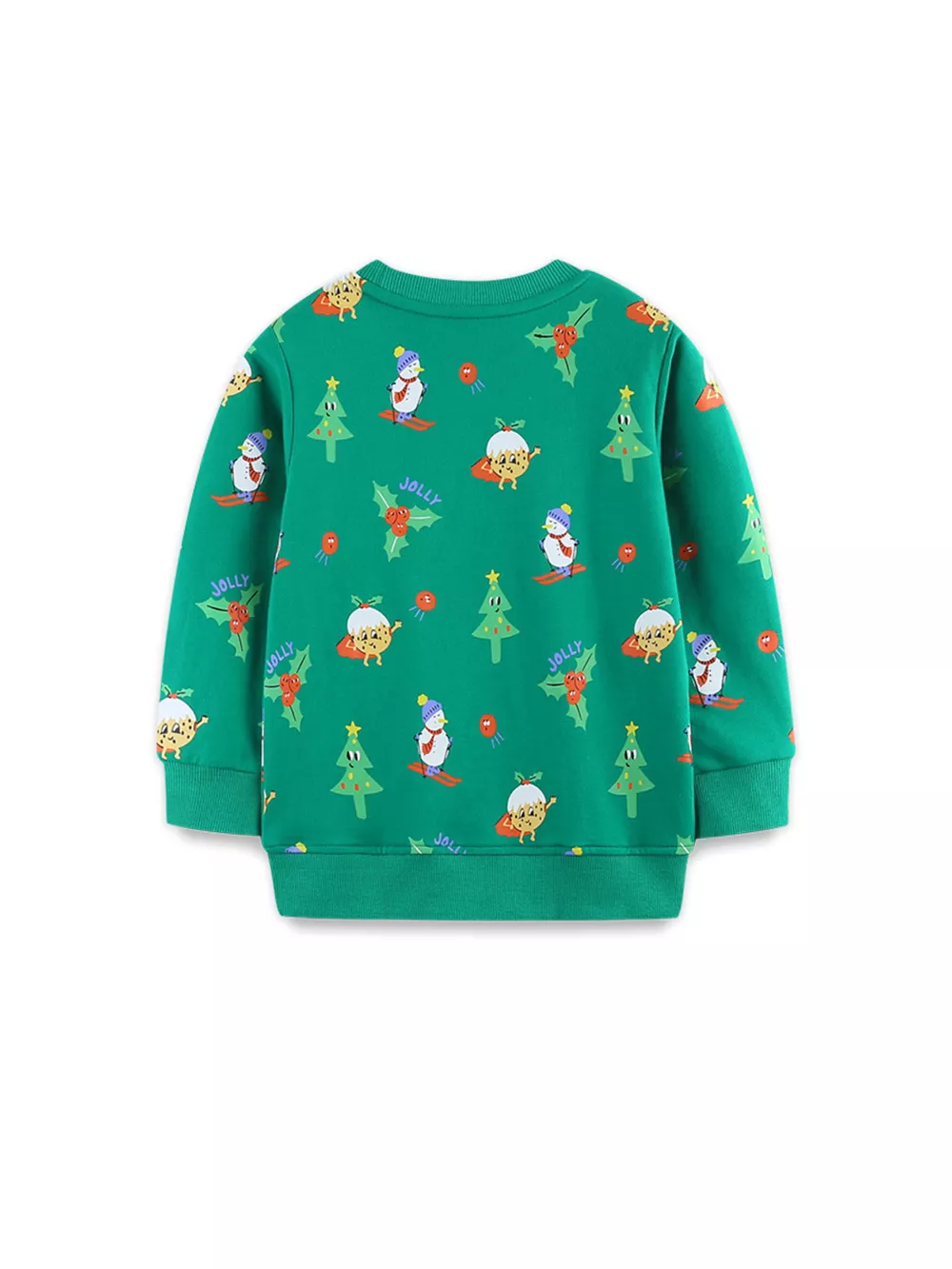 Children's Christmas Print Round Neck Sweatshirt, image 3