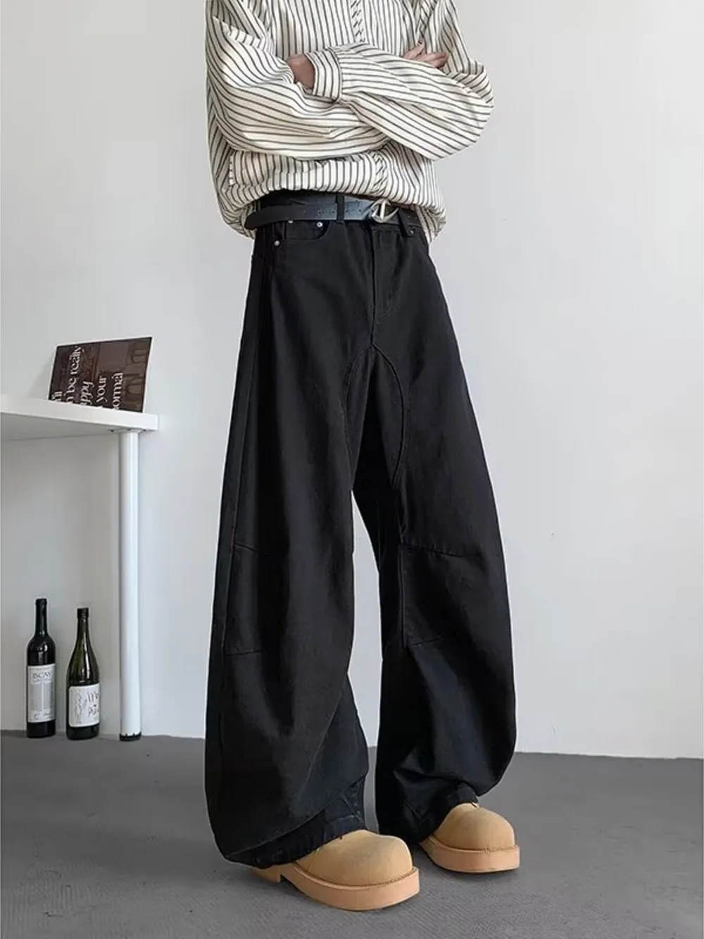 Men's Wide Leg Casual Pants, image 6