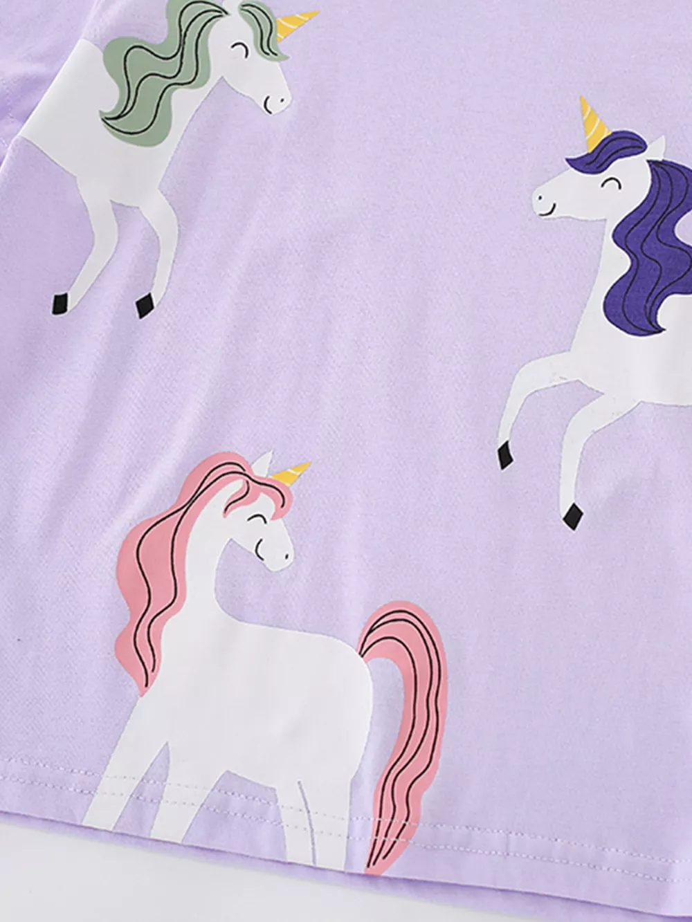 Children's Unicorn Graphic Short Sleeve T-Shirt, image 4