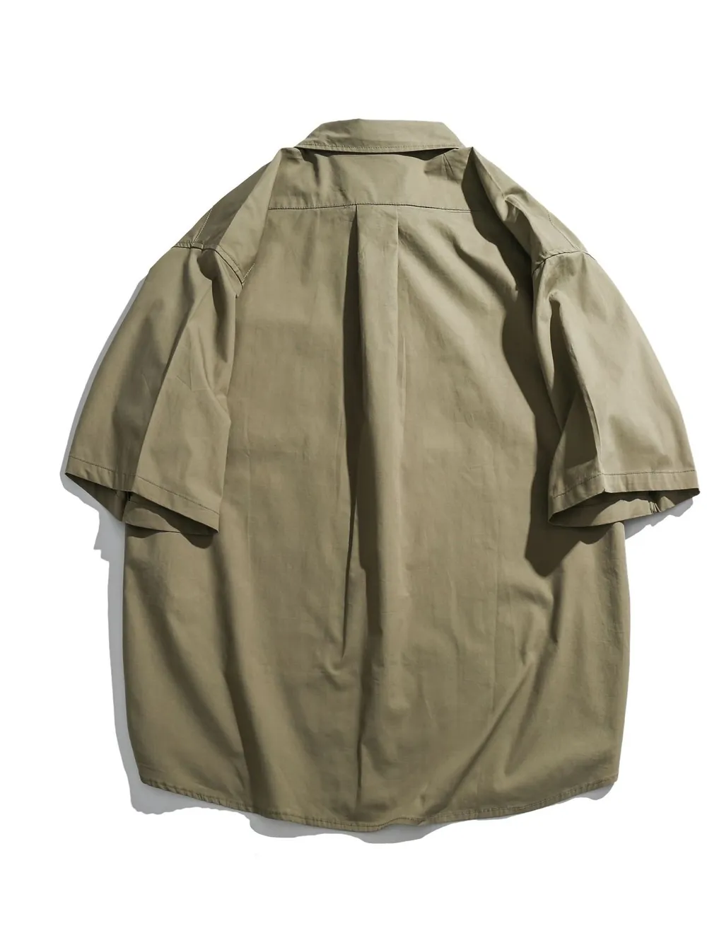 Men's Button Down Short Sleeve Shirt, image 2