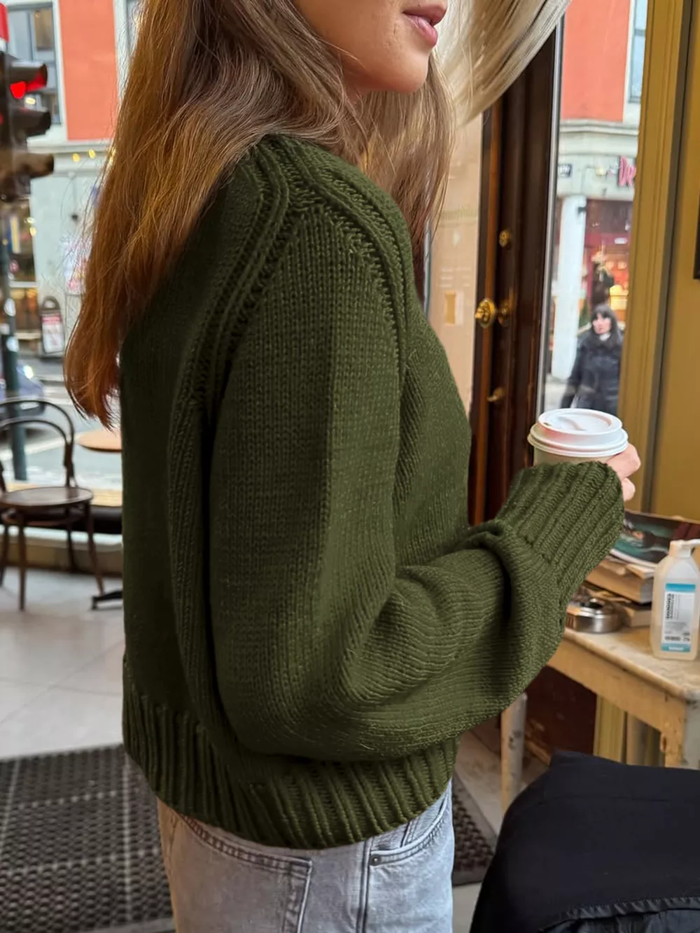 Ribbed Round Neck Sweater, image 8
