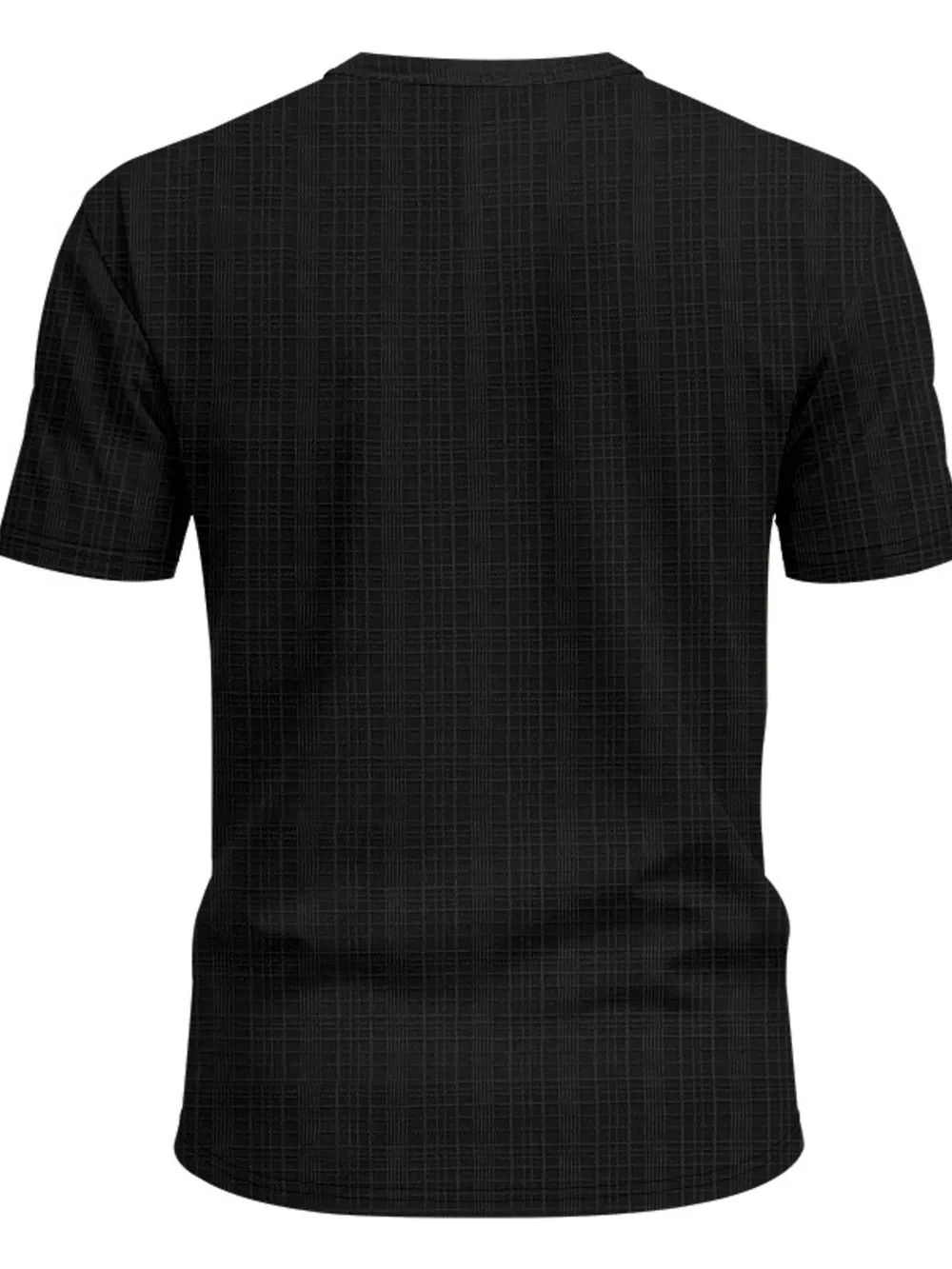 Men's Full Size Notched Short Sleeve T-Shirt Plus Size, image 2