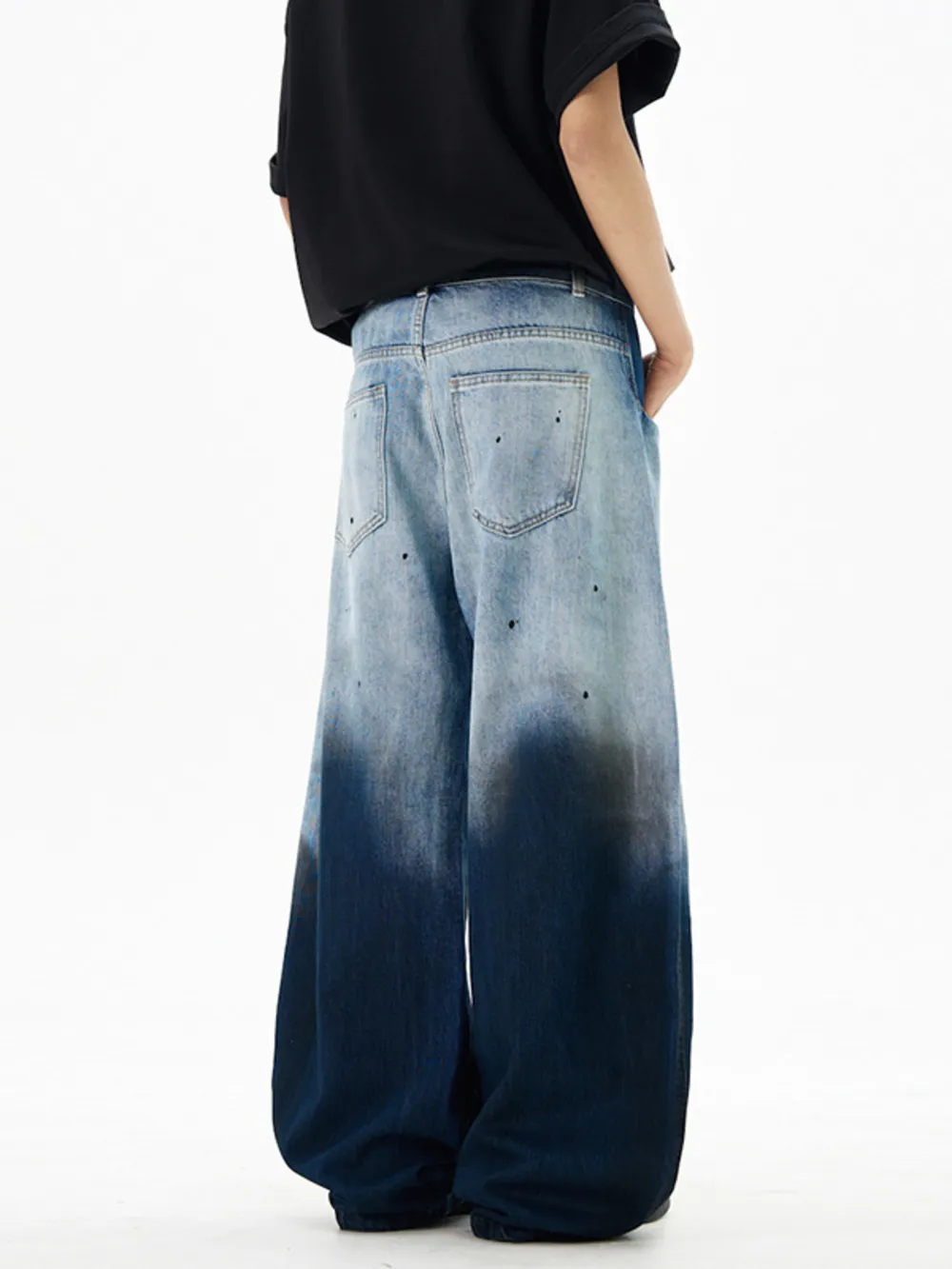 Men's Wide Leg Jeans, image 2