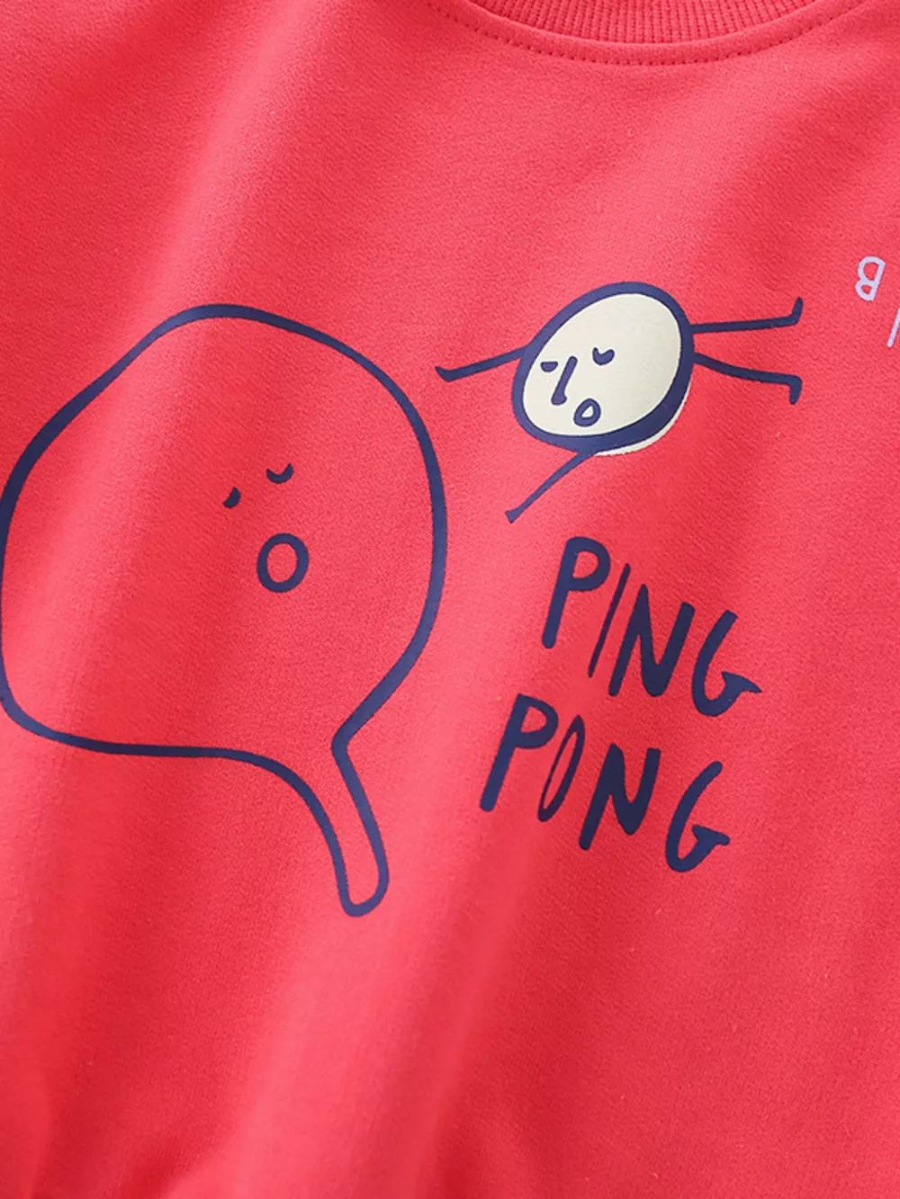Children's Ping Pong Graphic Crew Neck Sweatshirt, image 4