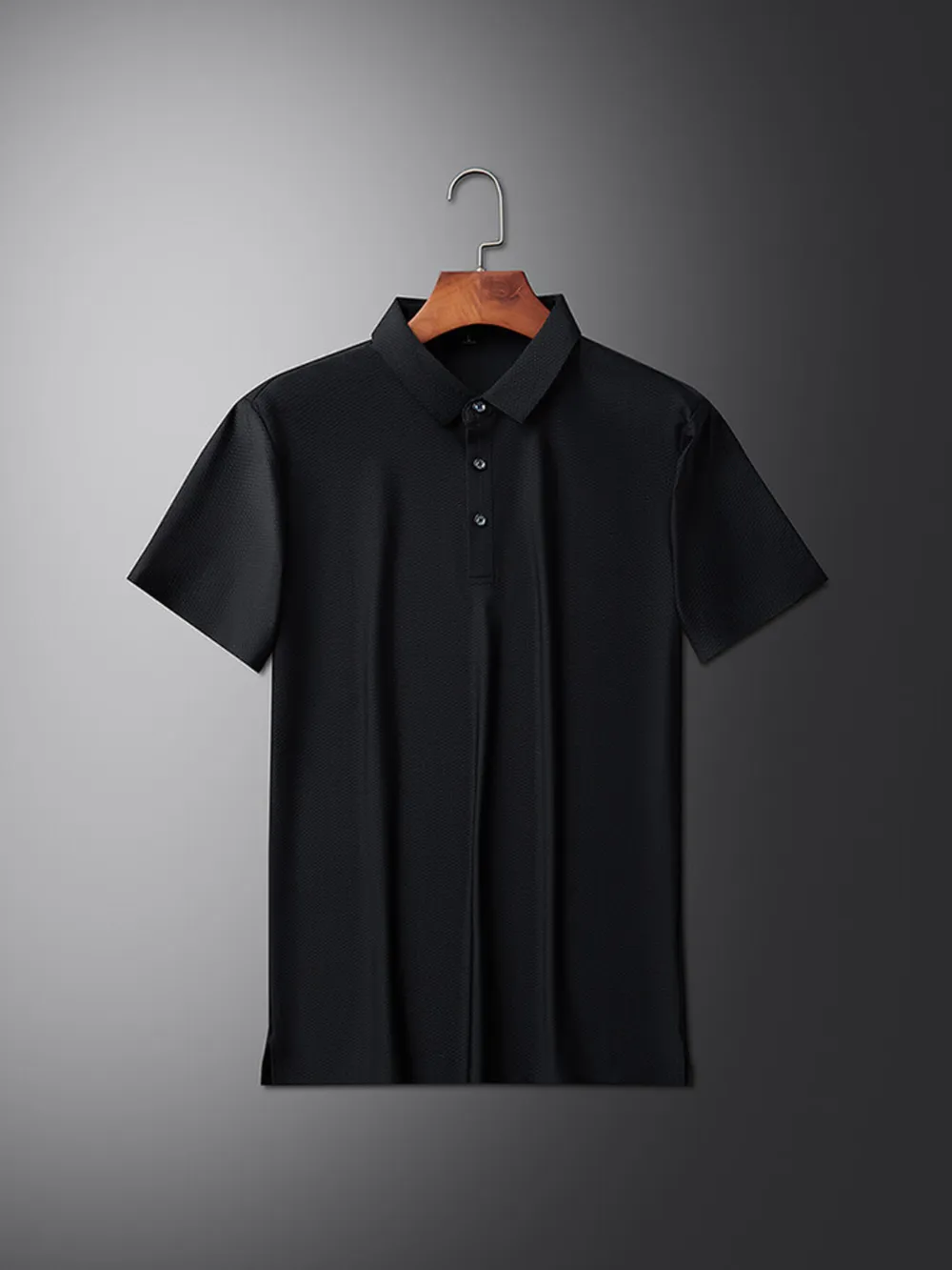 Men's Plus Size Breathable Short Sleeve Polo Shirt