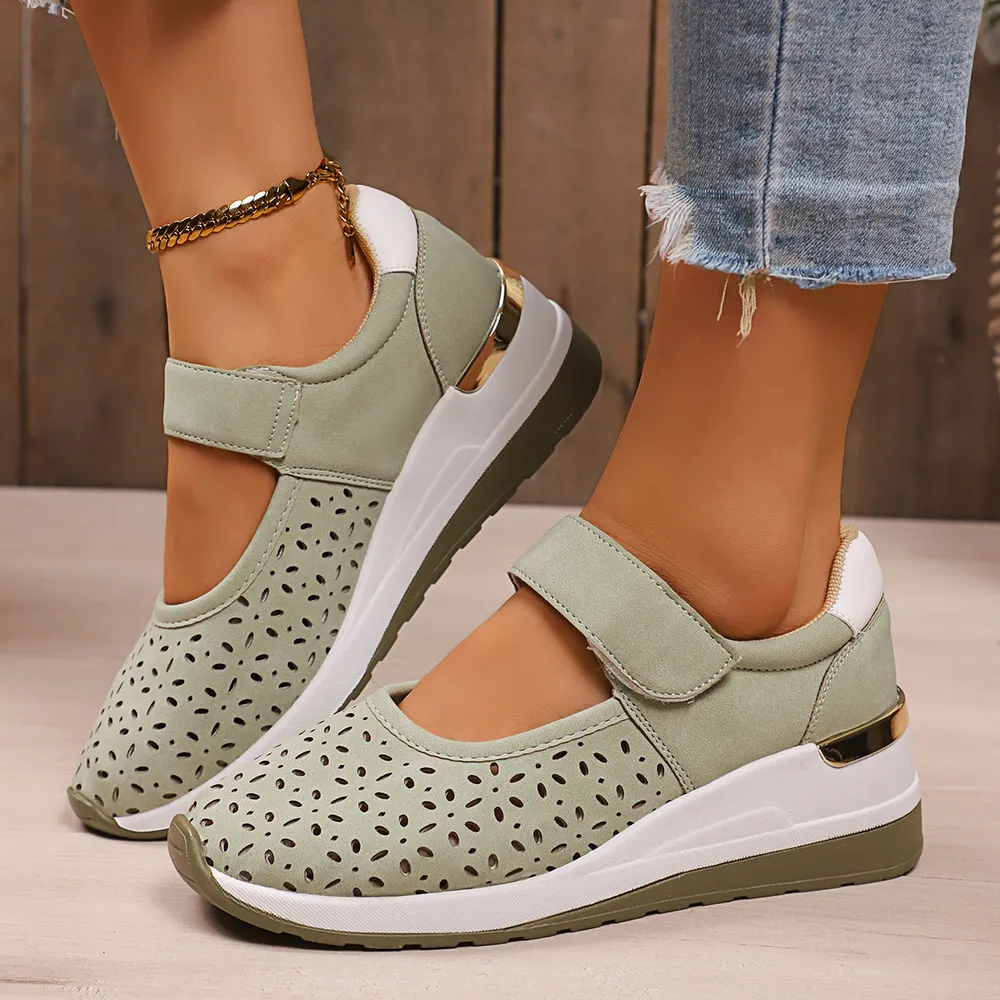 Breathable Wedge Sandals, image 8