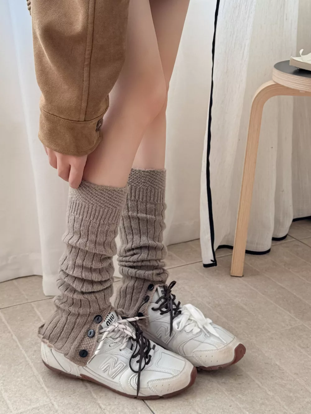 Slouchy Knit Leg Warmers, image 6