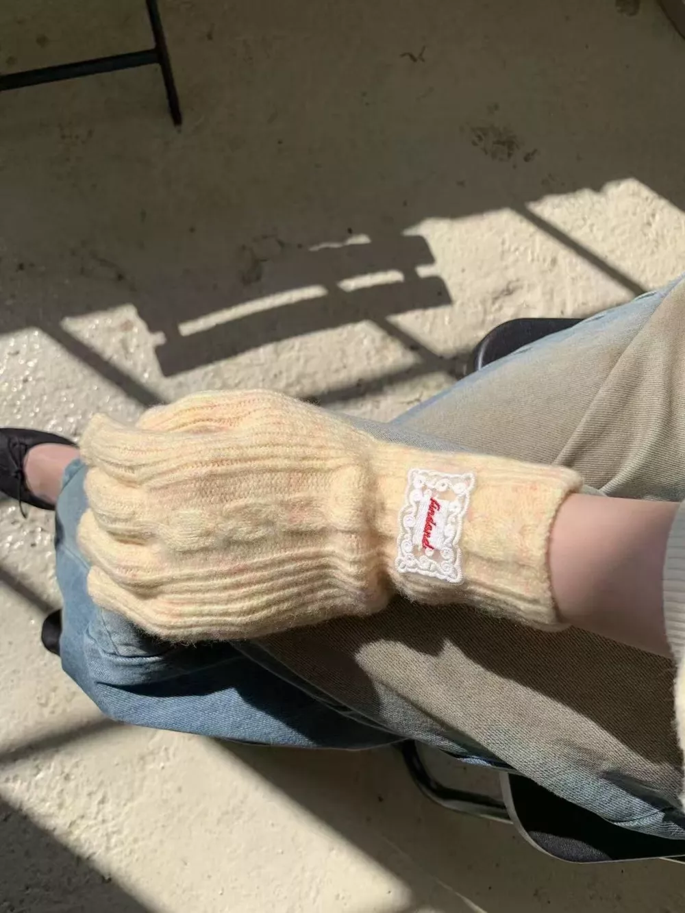 Cable Knit Warm Gloves, image 6