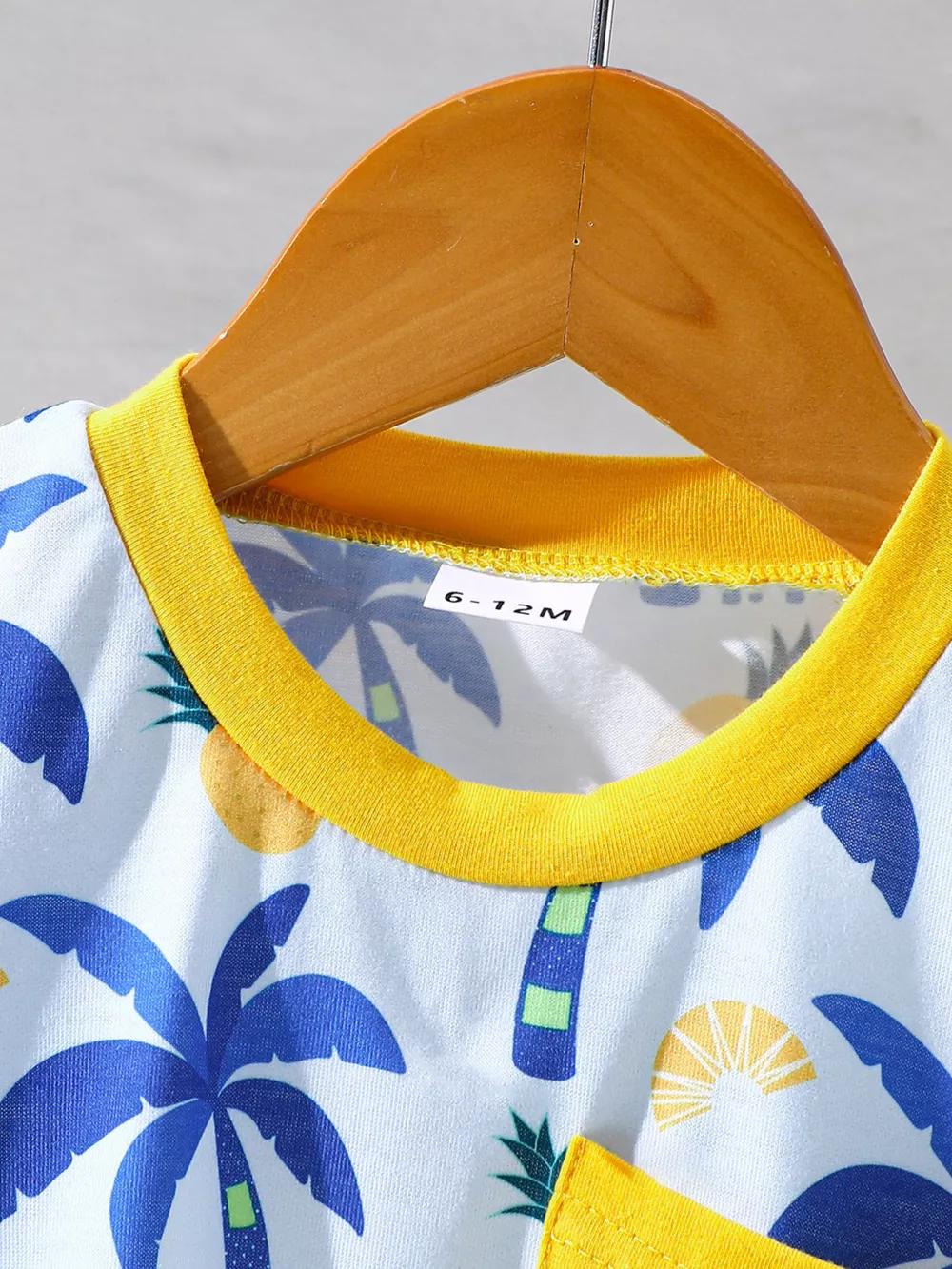 Children's Tropical Print Tee & Shorts Set, image 3