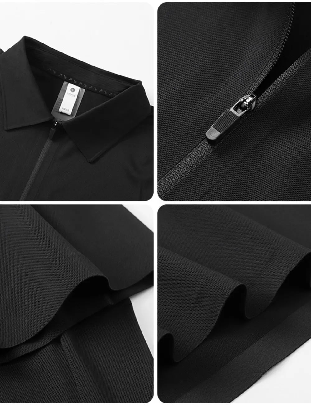 Men's Plus Size Collared Neck Short Sleeve Polo, image 9