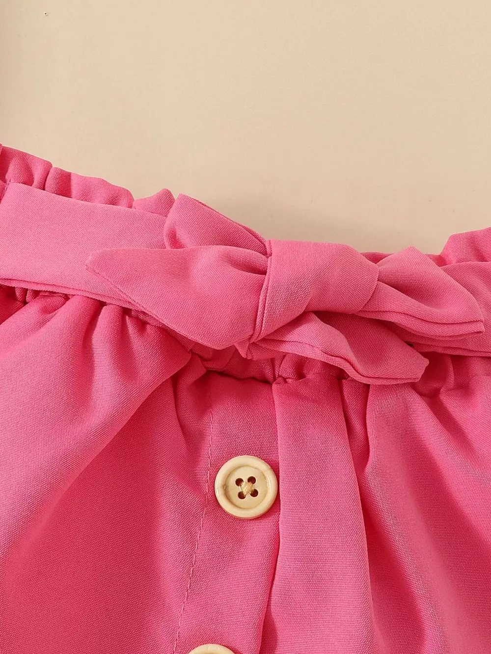 Children's Strawberry Bunny Graphic Ruffle Sleeve Top and Skirt Set, image 5