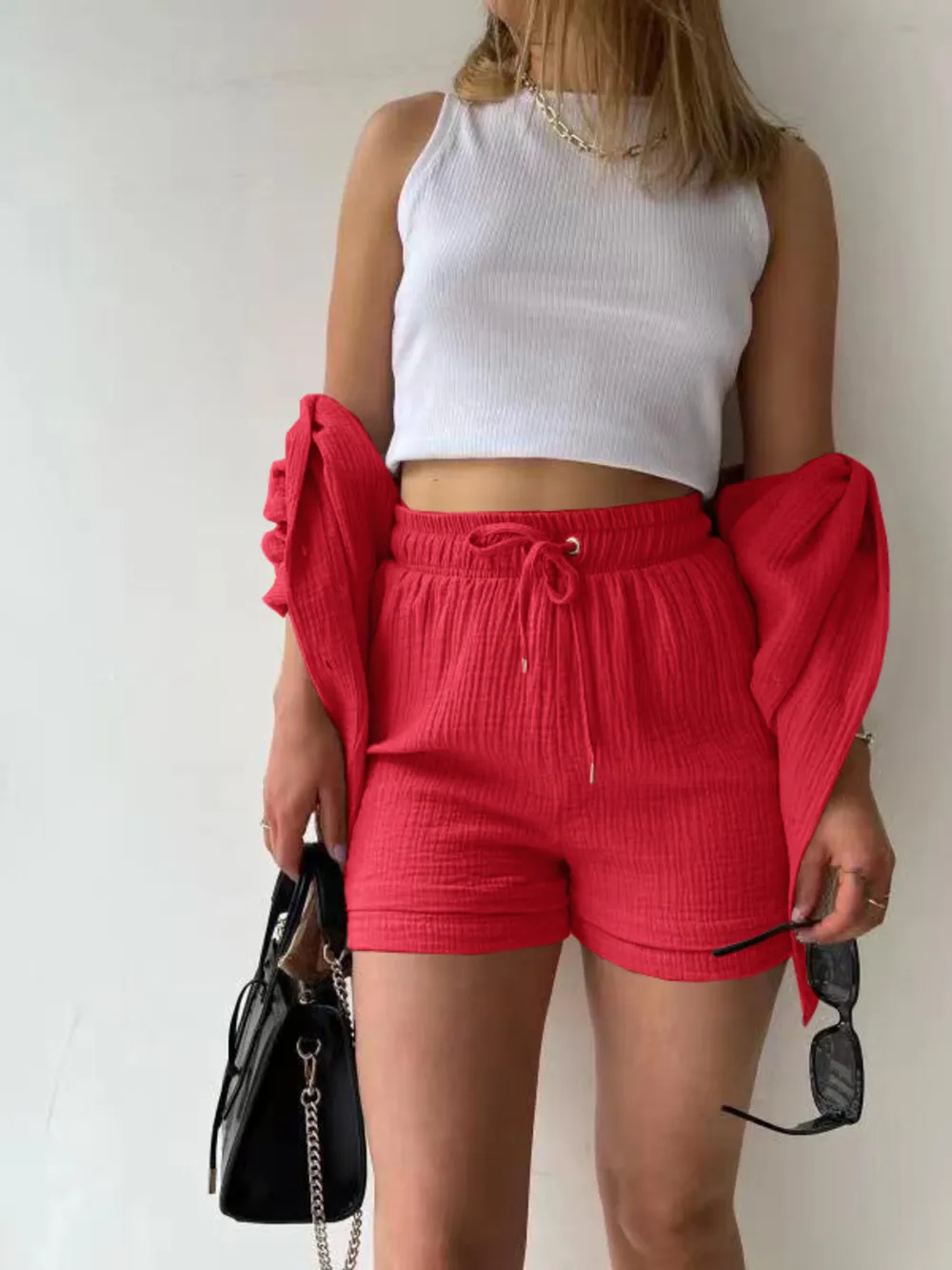 Button Up Shirt and Shorts Set, image 22