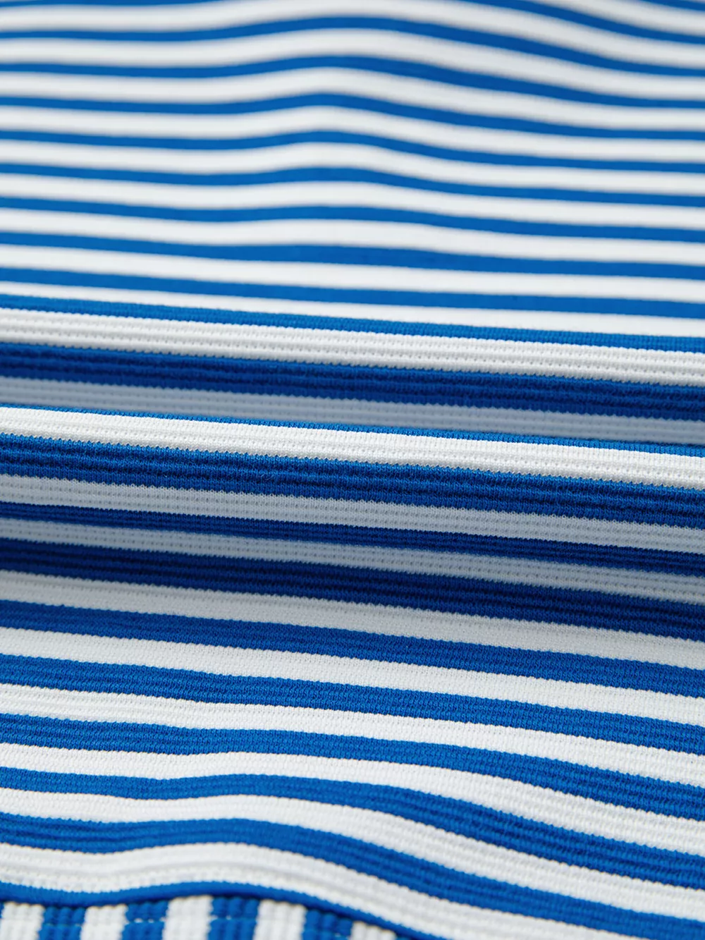 Stripe Quarter Zip Collar Long Sleeve Top, image 11
