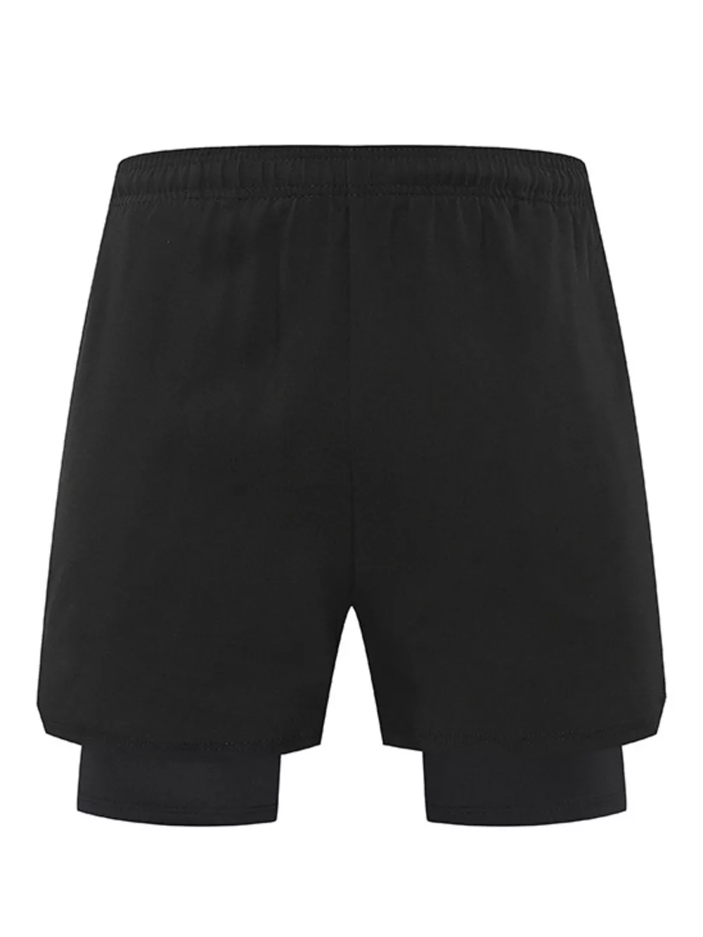 Men's Plus Size Elastic Waist Active Shorts