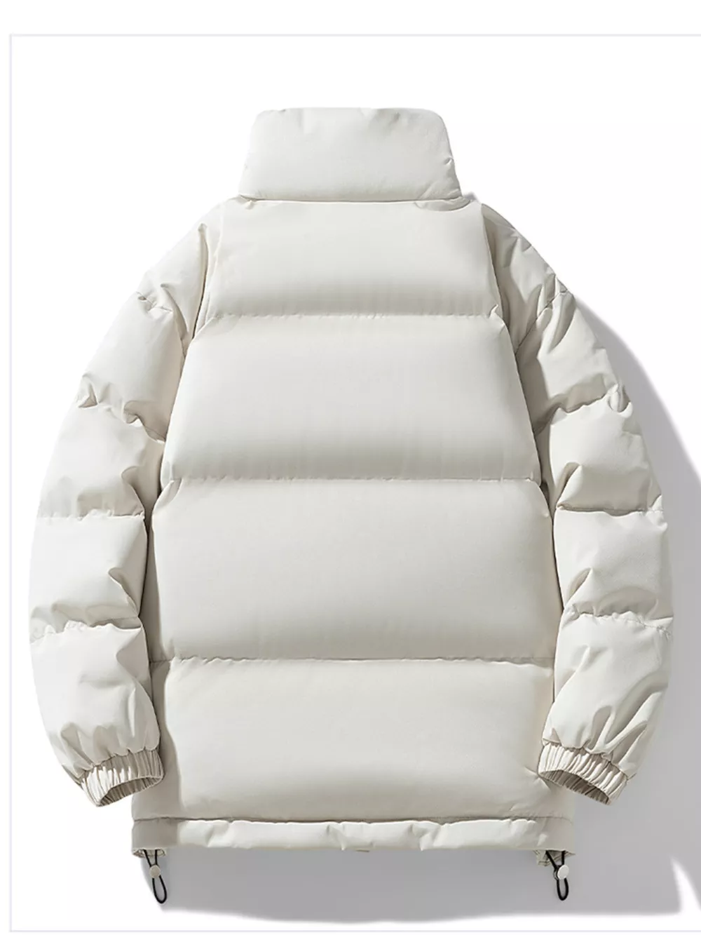 Men's Full Size Padded Stand Collar Winter Coat Plus Size, image 6
