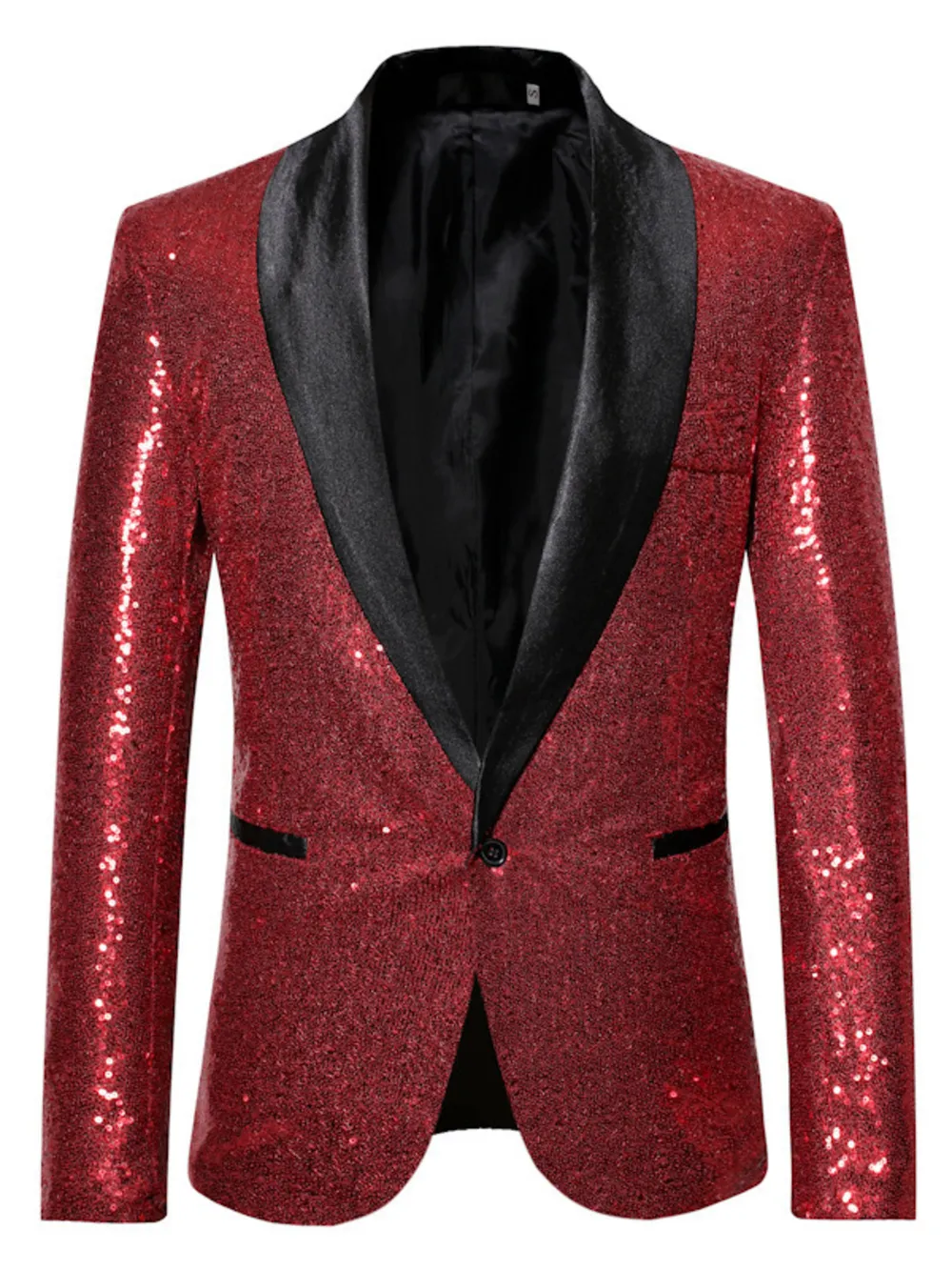 Men's Sequin Long Sleeve Blazer, image 22