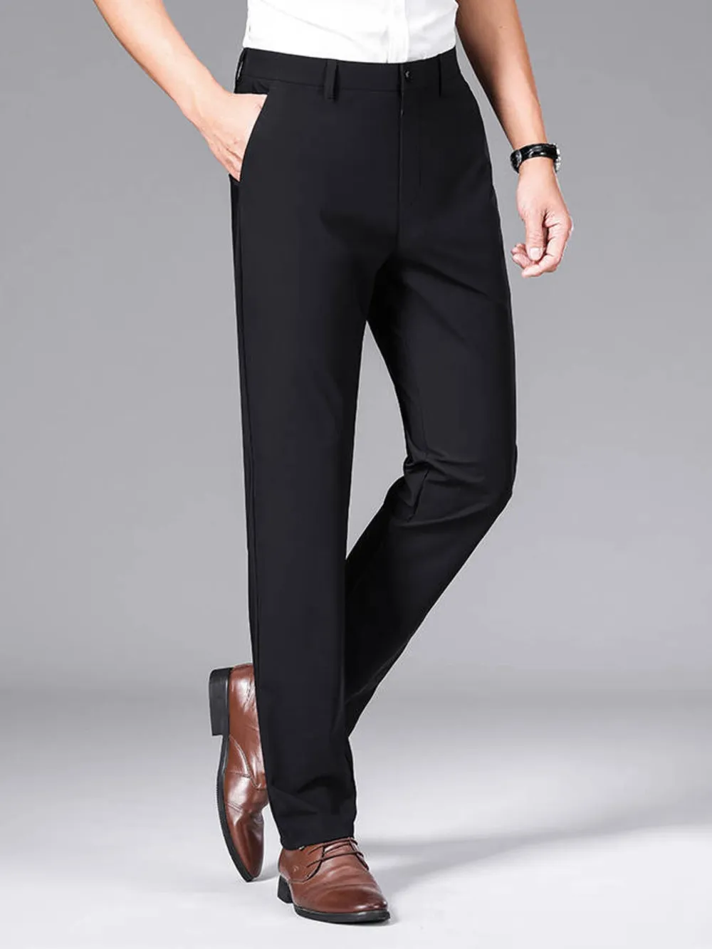 Men's Slim Fit Casual Pants, image 2