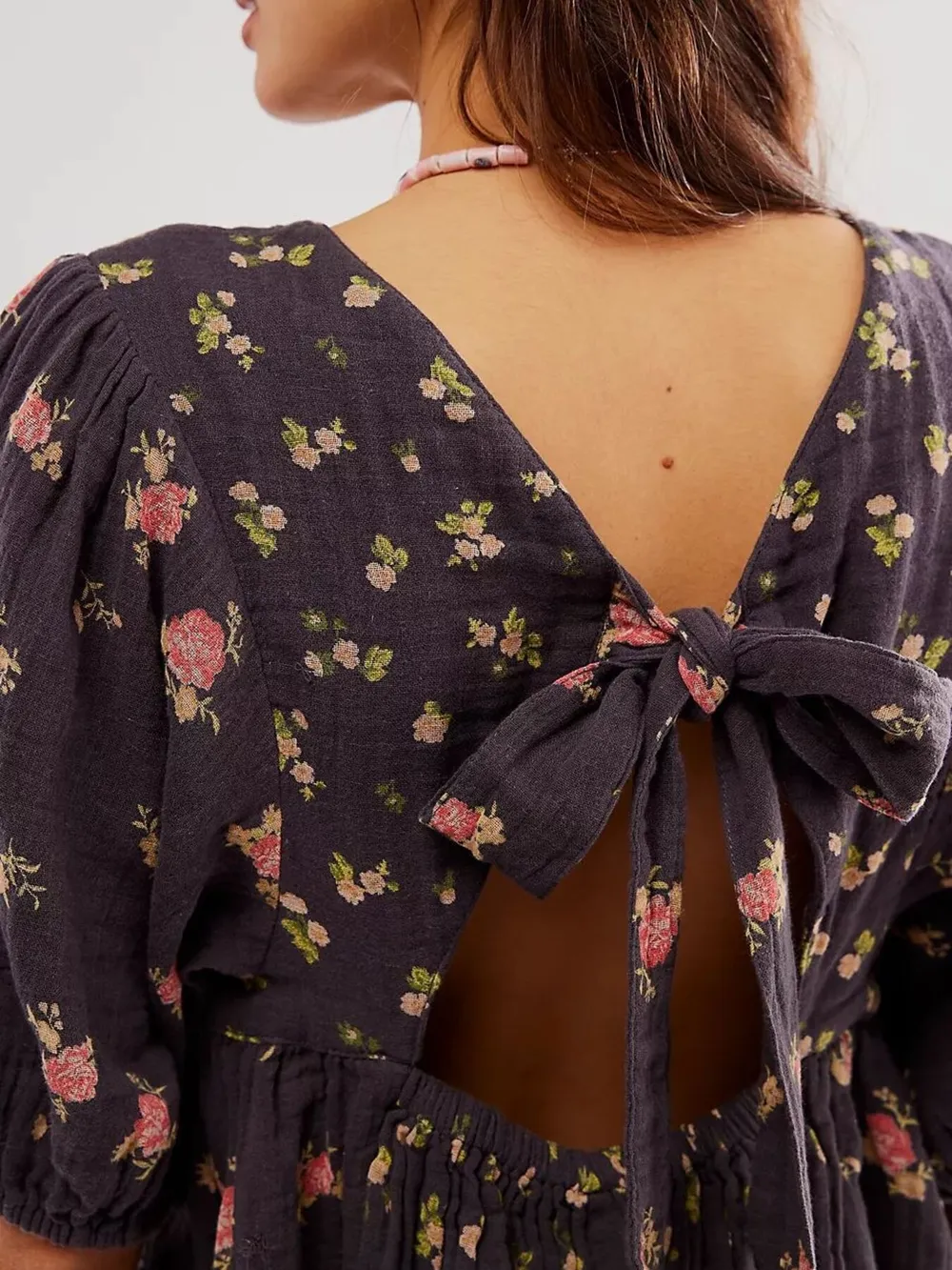 Bow Back Puff Sleeve Blouse, image 11