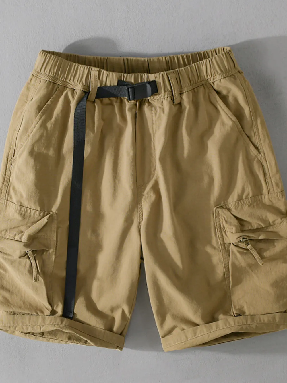 Men's Drawstring Cargo Shorts, image 2