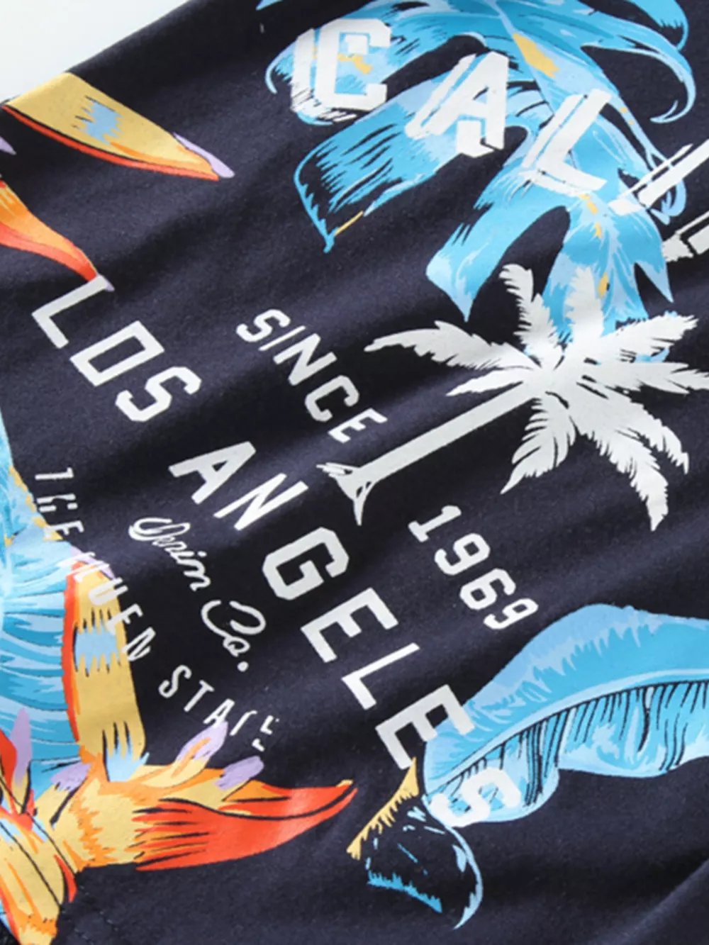 Children's California Print Tee and Shorts Outfit Set, image 2