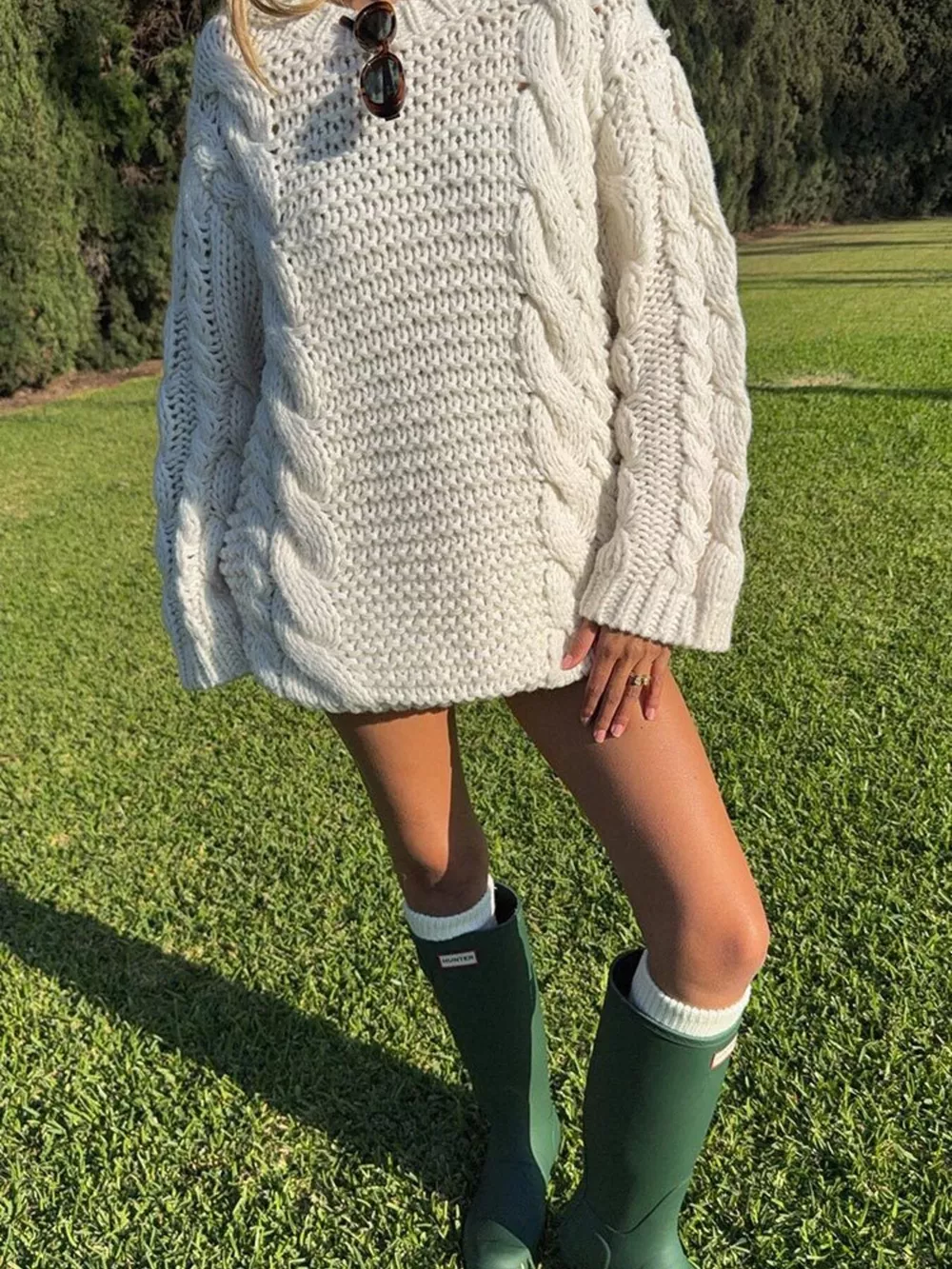 Chunky Cable-Knit Sweater, image 2