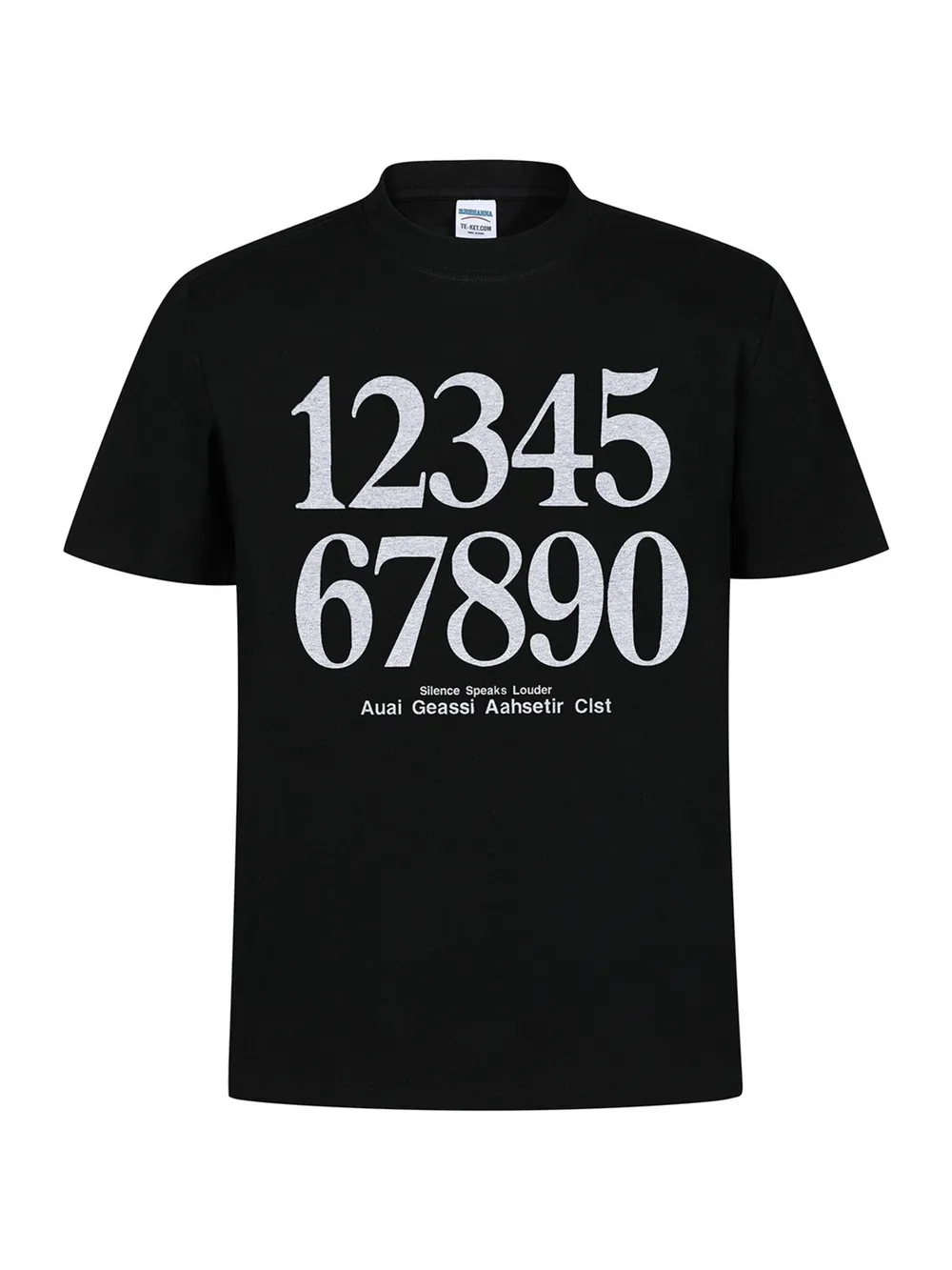 Men's Number Casual Short Sleeve T-Shirt
