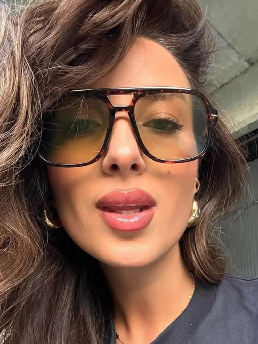 Tinted Lenses Aviator Sunglasses, image 3