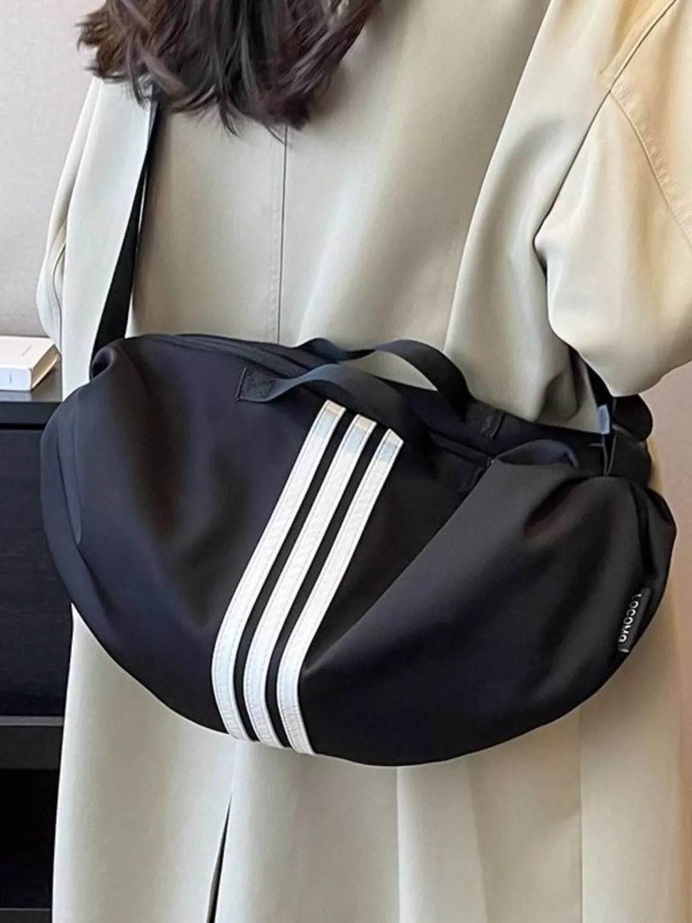Contrast Striped Crossbody Bag, image 2