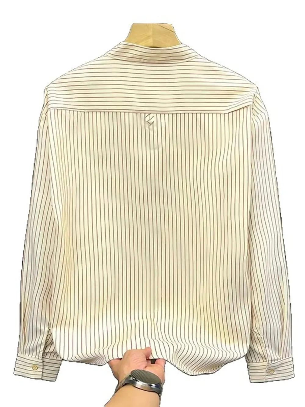Men's Striped Button-Down Shirt, image 5