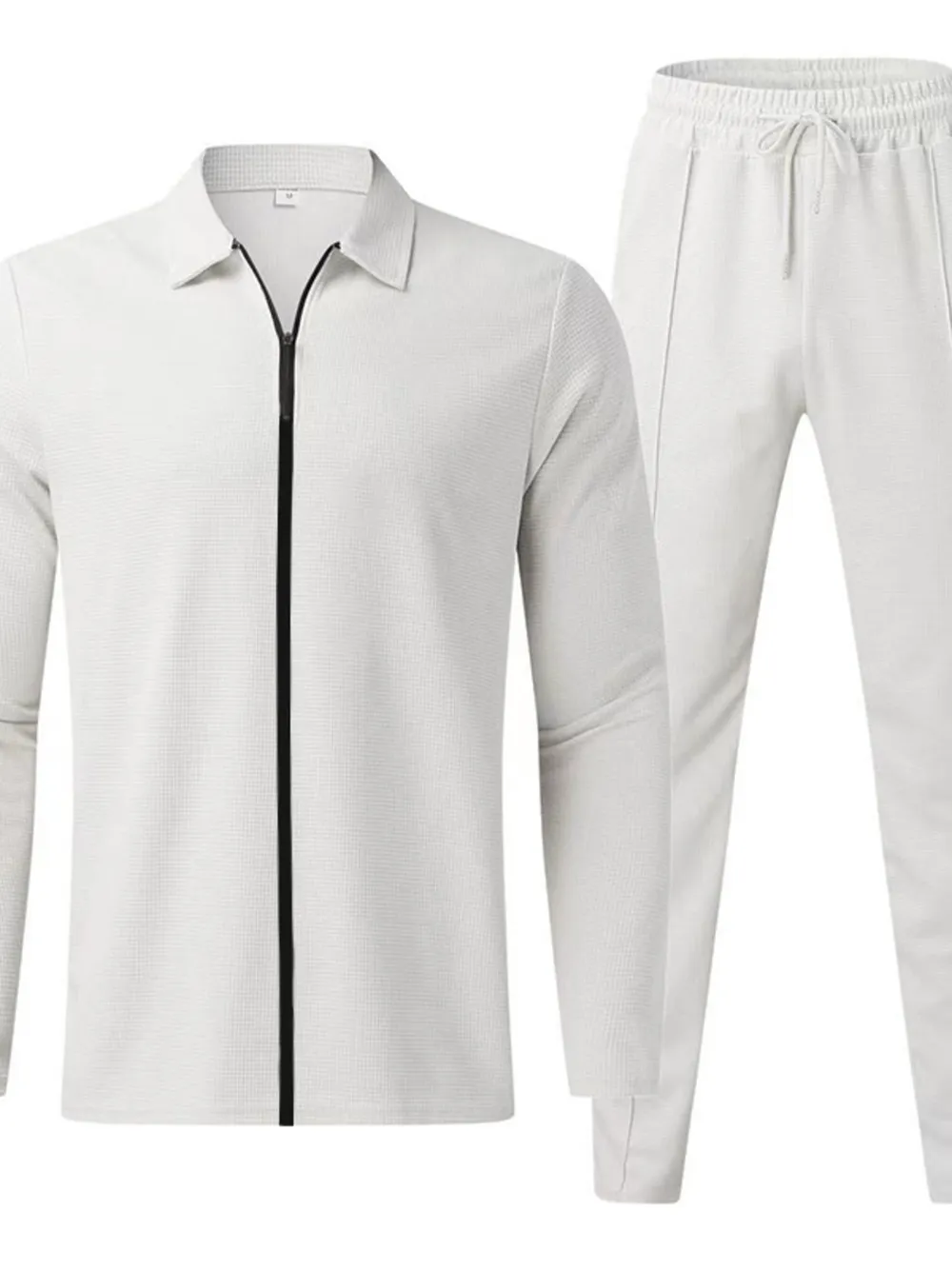 Men's Full Size Zip Up Top and Pants Set Plus Size, image 6