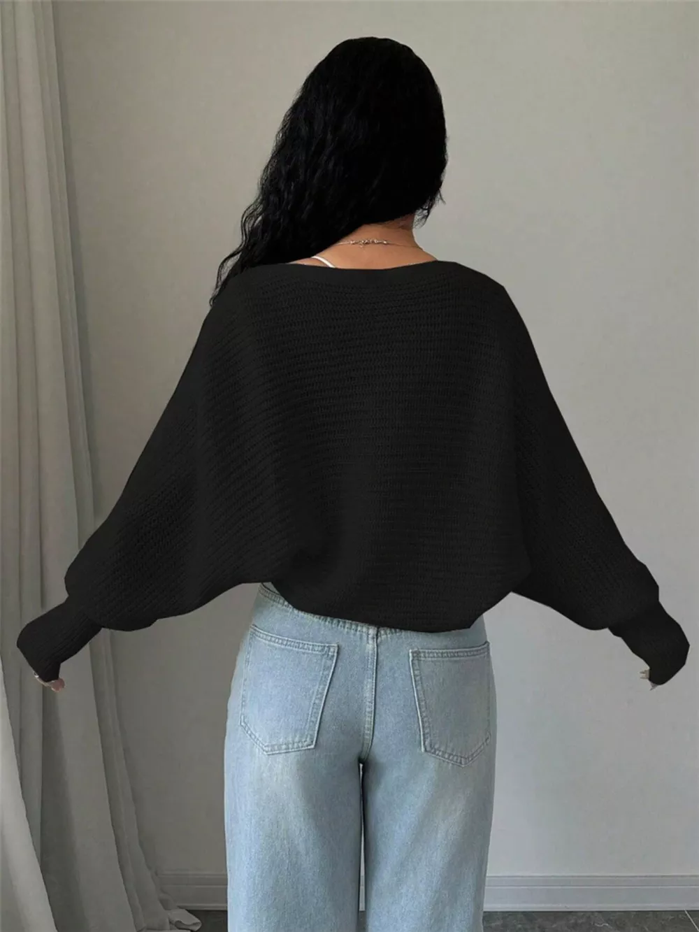 Cropped Knit Open Front Cardigan, image 7