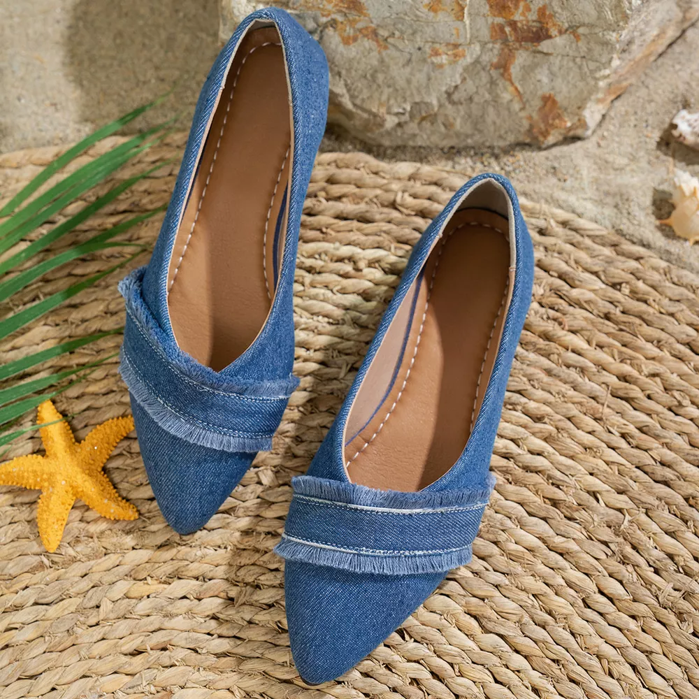 Point Toe Flats Slip-Ons, image 5