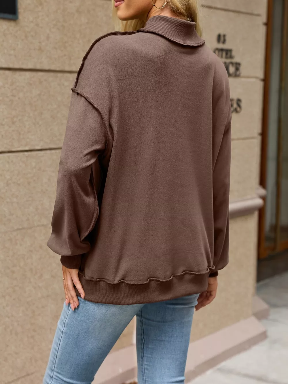 Loose Fit Crew Neck Sweatshirt, image 27