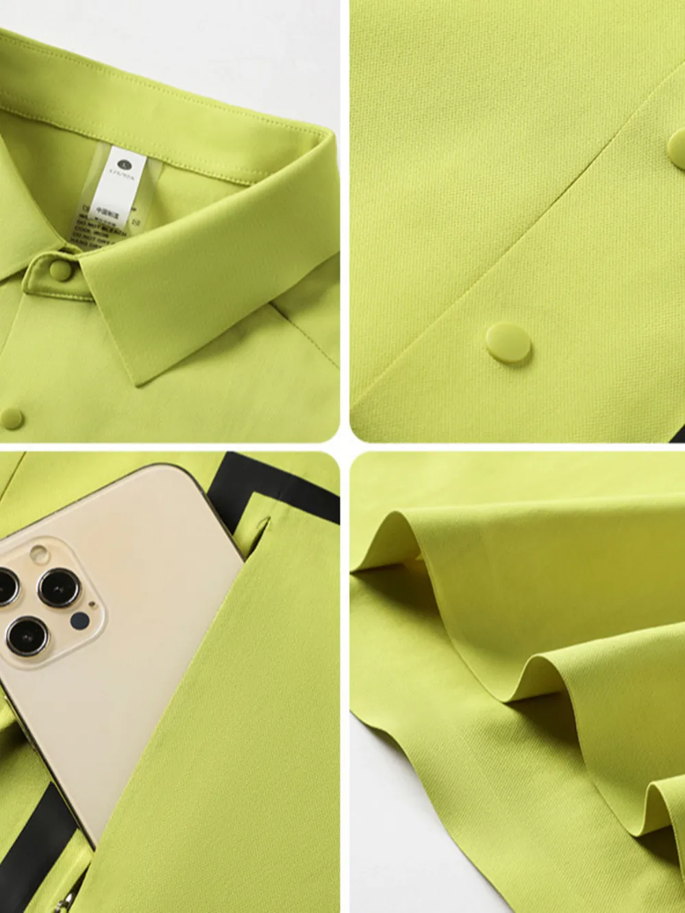 Men's Plus Size Button Detail Short Sleeve Polo, image 4