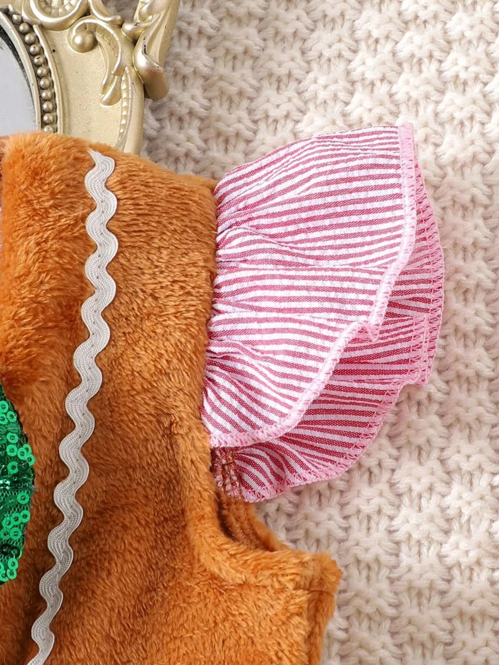 Children's Christmas Lace Detail Dress, image 4