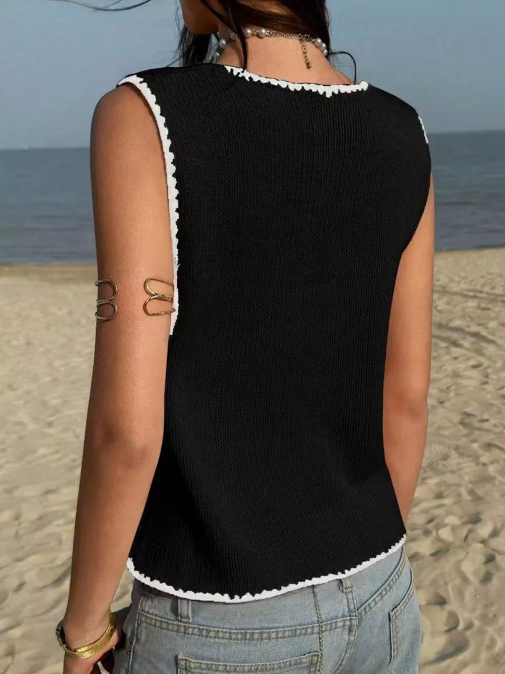 Button-Down Sweater Vest, image 8