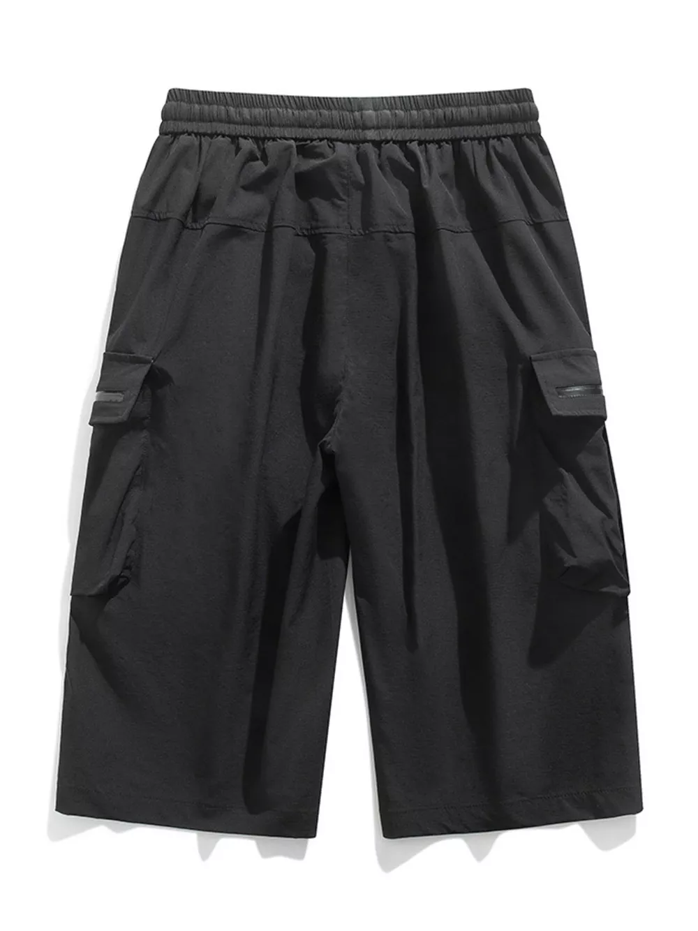 Men's Plus Size Casual Cargo Shorts with Zipper Pockets, image 6