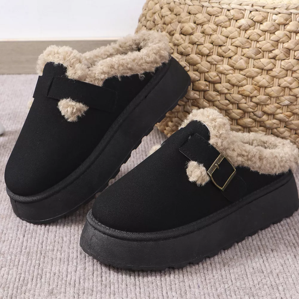 Round Toe Platform Slippers, image 3